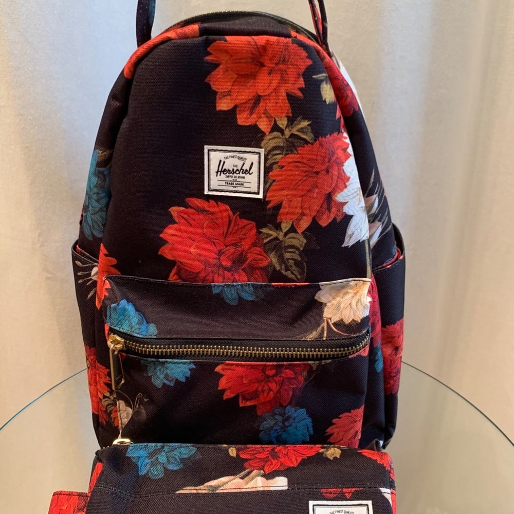NEW HERSCHEL Nova Backpack/Settlement Case FLORAL